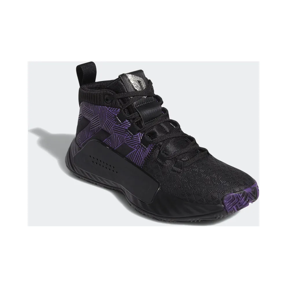 adidas Dame 5 Marvel Black Panther (Youth) Core Black/Active Purple/Silver Metallic (EG2627)