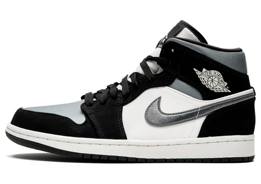 Air Jordan 1 Mid SE Black Smoke Grey (852542-011)