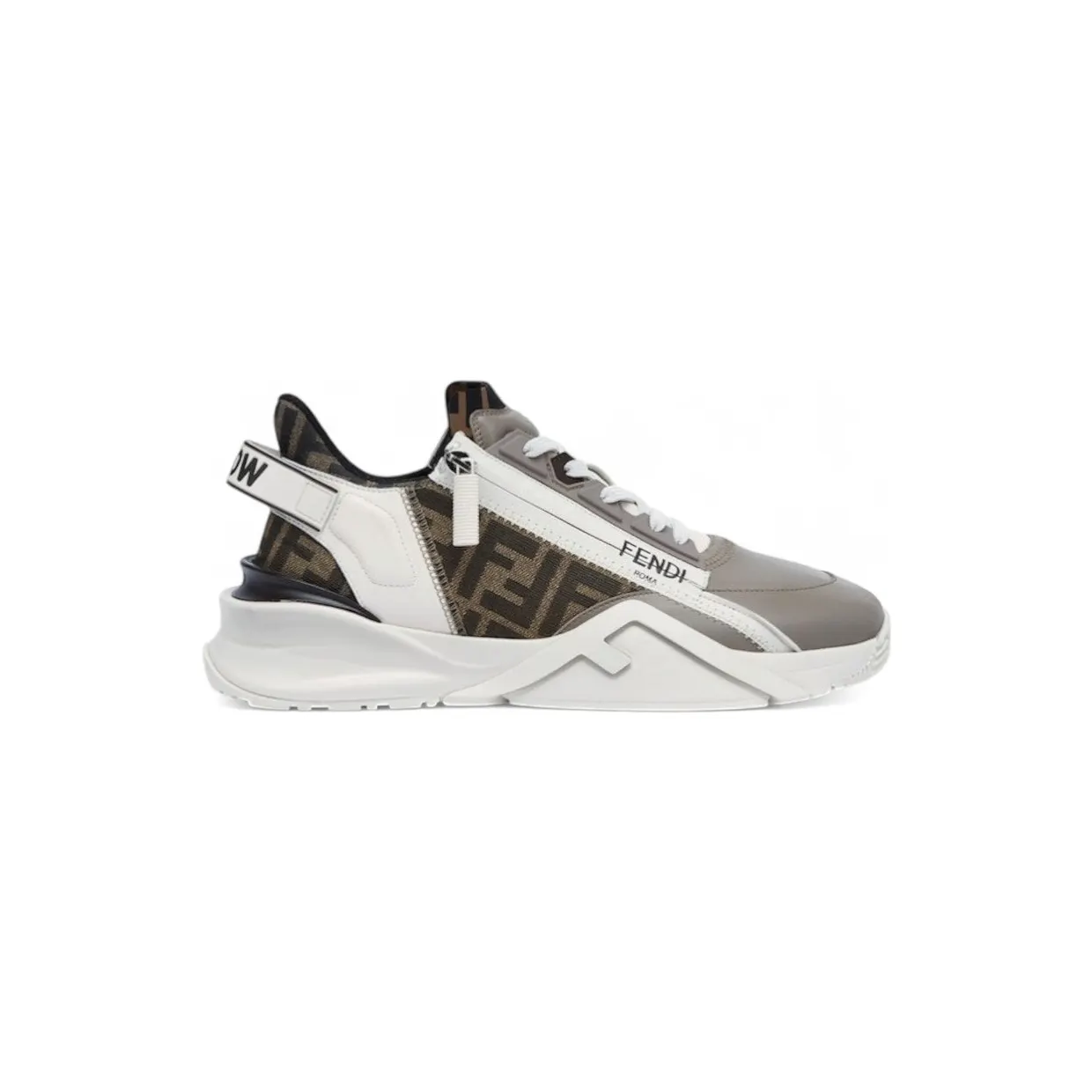Fendi Flow Low Beige White FF (8E8035AJZHF1MDC)