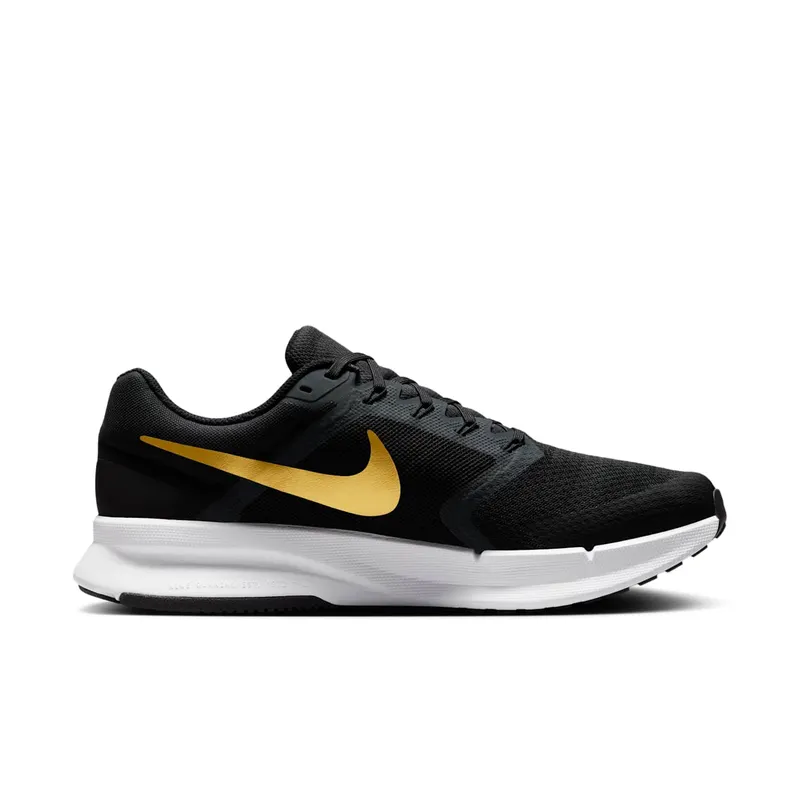 Nike Run Swift 3 Black Anthracite White Metallic Gold (DR2695-010)