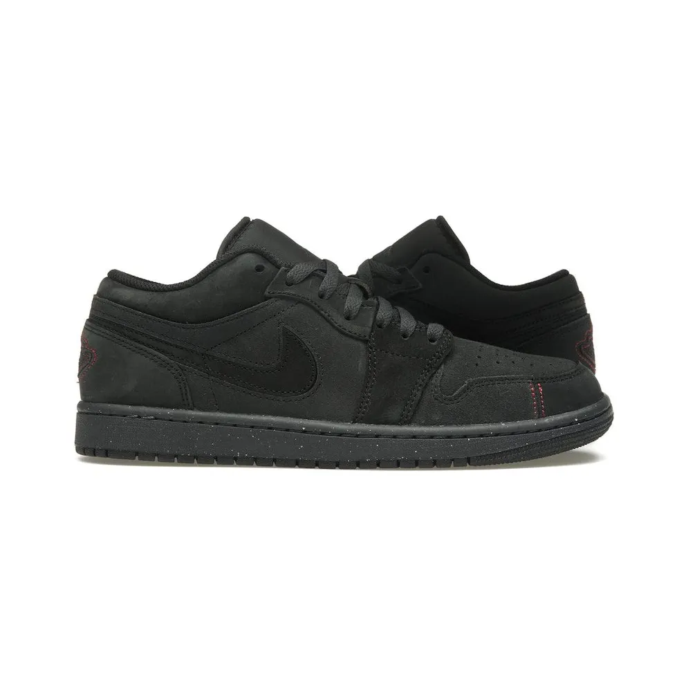 Jordan 1 Low SE Craft Dark Smoke Grey Varsity Red (FD8635-001)