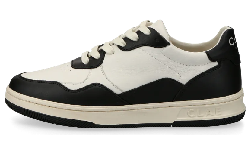 CLAE Elford (black leather / off-white) – CL23AEF02