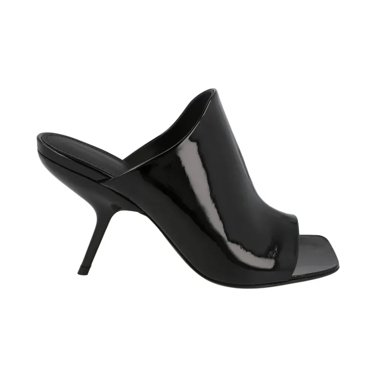 Ferragamo Era Patent Leather Mules Black (01G519-766391)