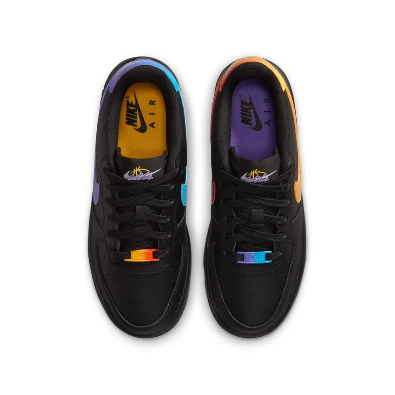 Nike Air Force 1 Low GS “Black Multi-Color” (IM7742-001)