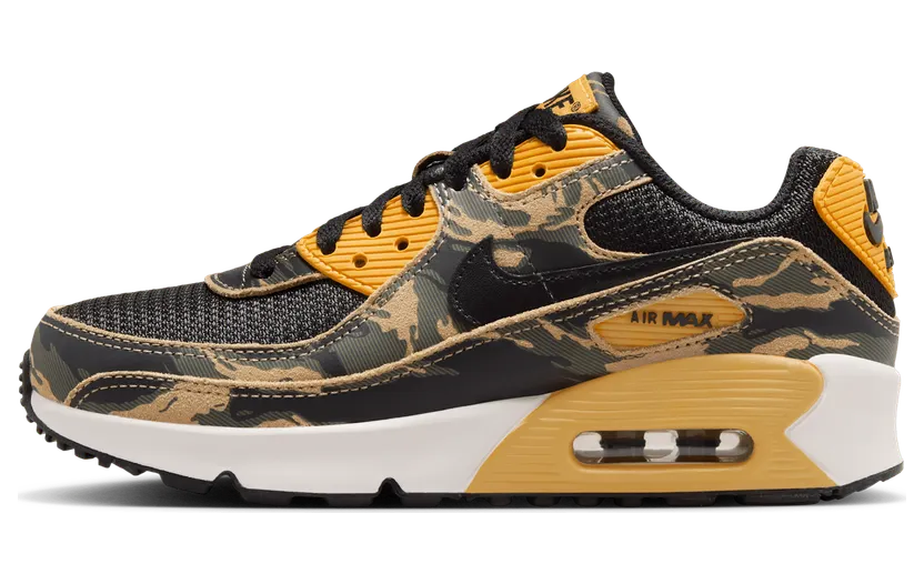 Nike Air Max 90 Black University Gold Camo (IF3092-001)