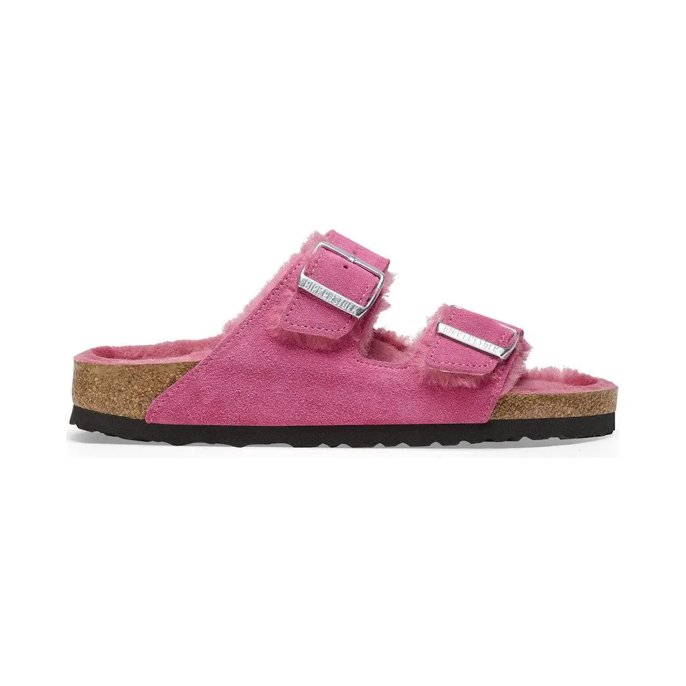 Birkenstock Arizona Shearling Suede Fuchsia Tulip (1025444)