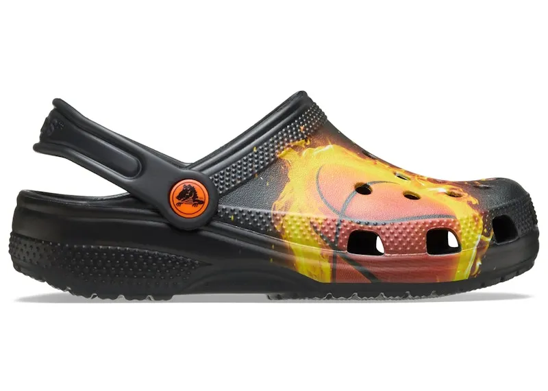 Crocs Classic Flaming BBall Clog Black (211590-001)