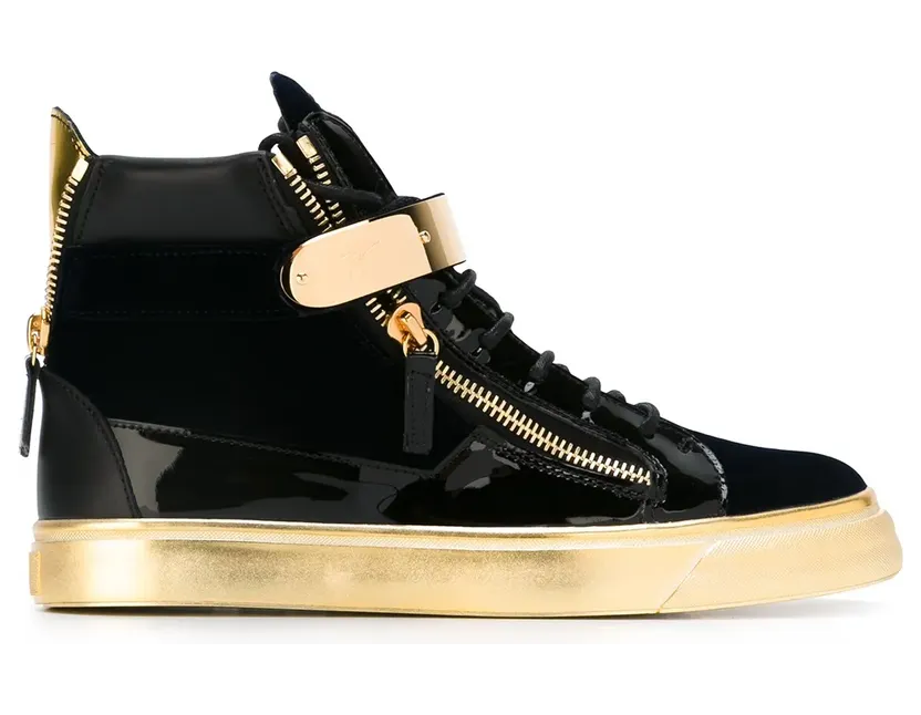 Giuseppe Zanotti ‘Coby’ High-Top-Sneakers – Blau (RU6032001)