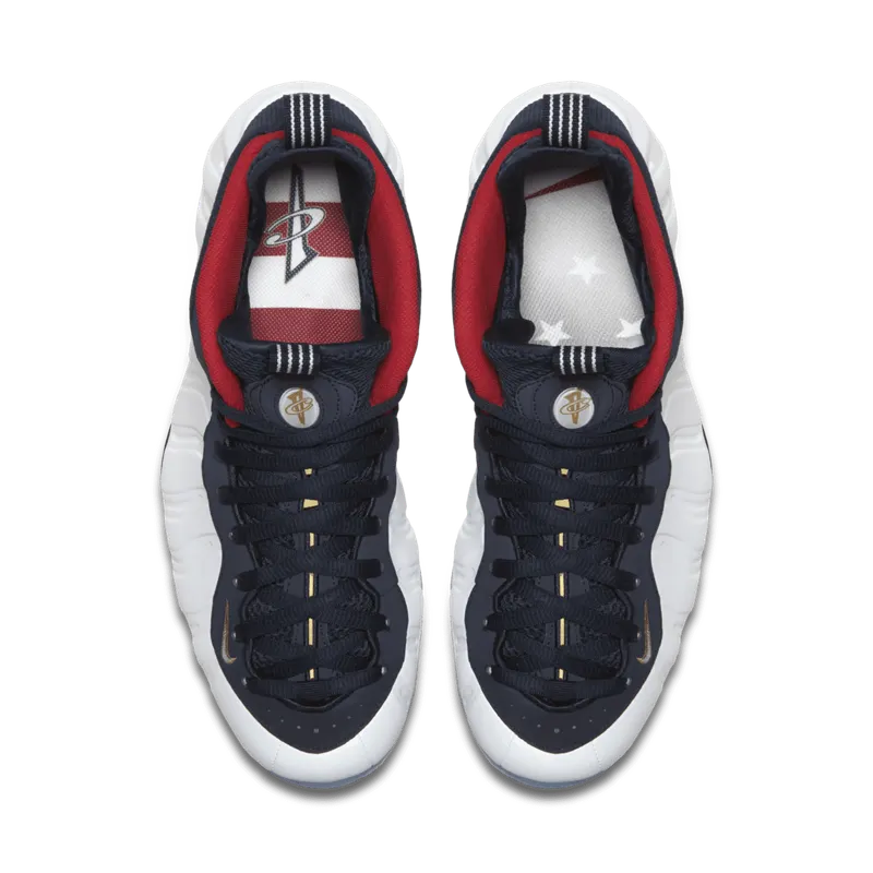 Nike Air Foamposite One Olympic Obsidian/University Red-Metallic Gold-White (575420-400)