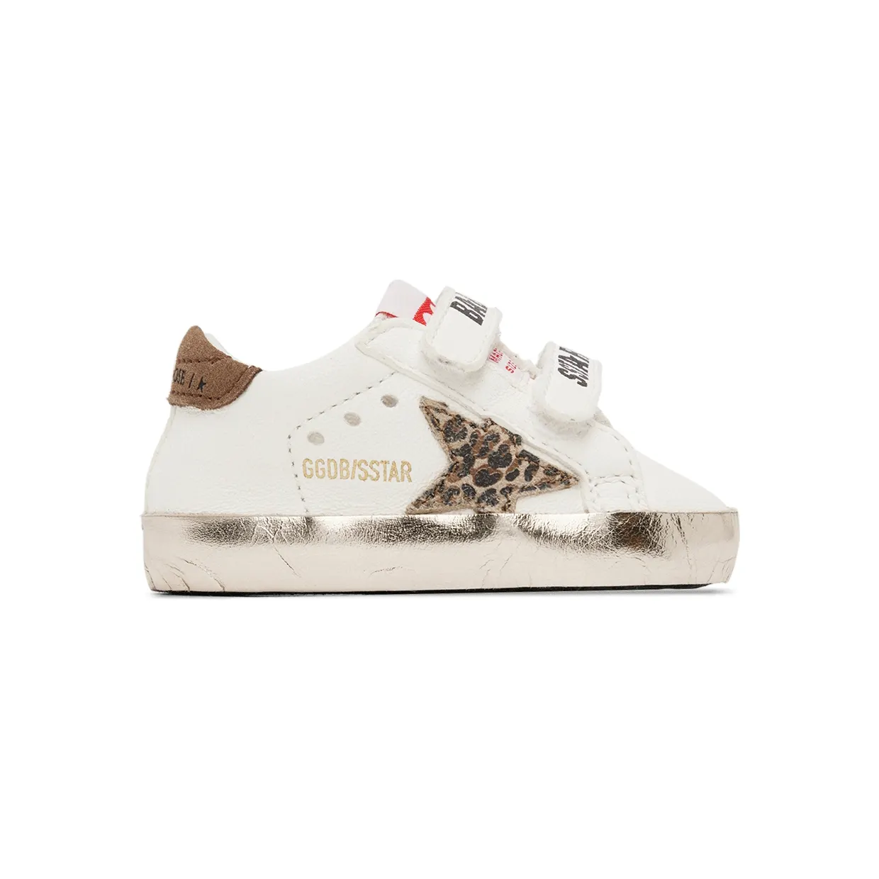 Golden Goose Baby White School Sneakers (GIF00166.F003283.11204)