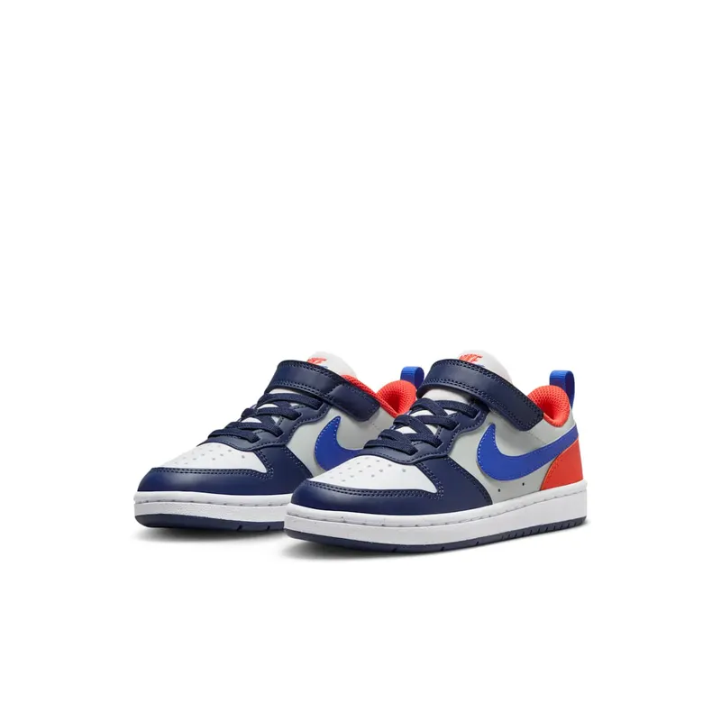Nike Court Borough Low Recraft Midnight Navy Team Orange Light Silver Hyper Royal (DV5457-401)