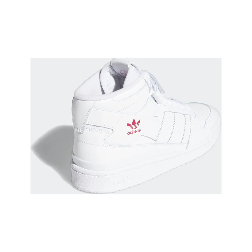Adidas Forum Mid Cloud White / Cloud White / Shock Pink (G57984)
