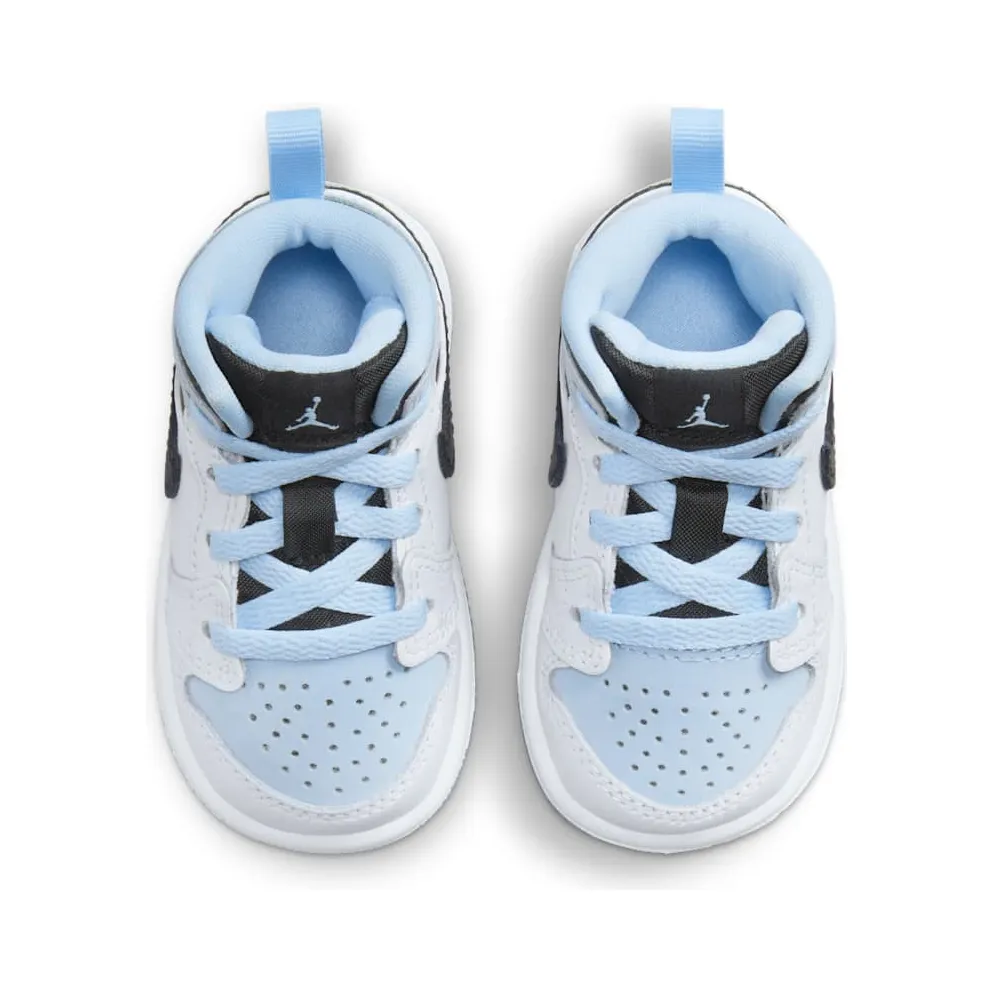 Jordan 1 Mid SE Ice Blue (2023) “White / Black / Ice Blue” (DV1338-104)