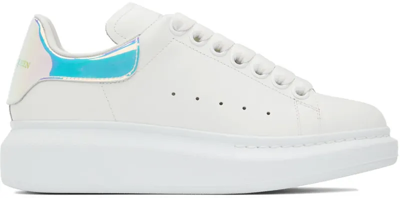 Alexander McQueen SSENSE Exclusive Off-White Holographic Oversized (561726WHVI5)