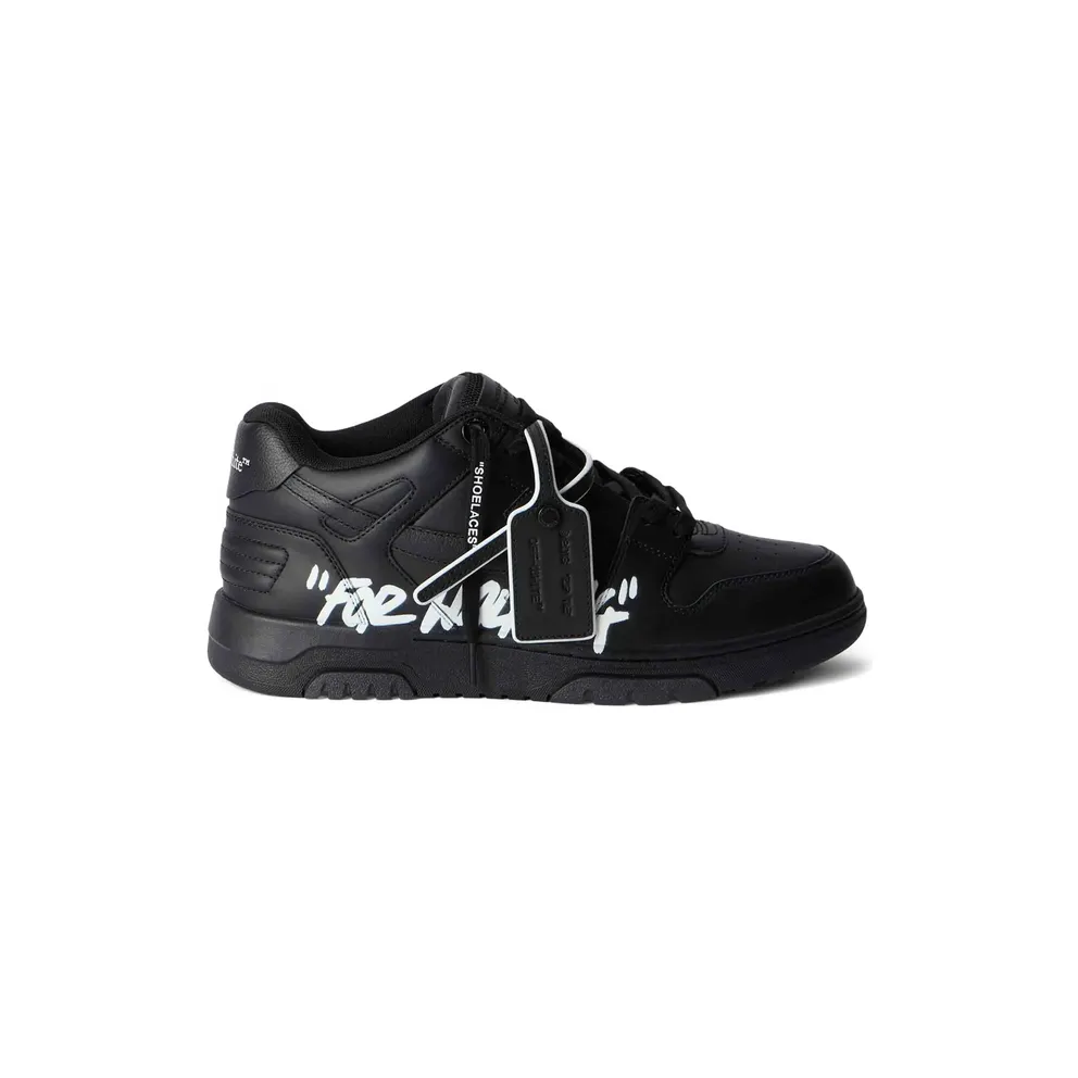 Off-white Lettering-print Tag “Black/White” (M189C9L01A BLKWH)