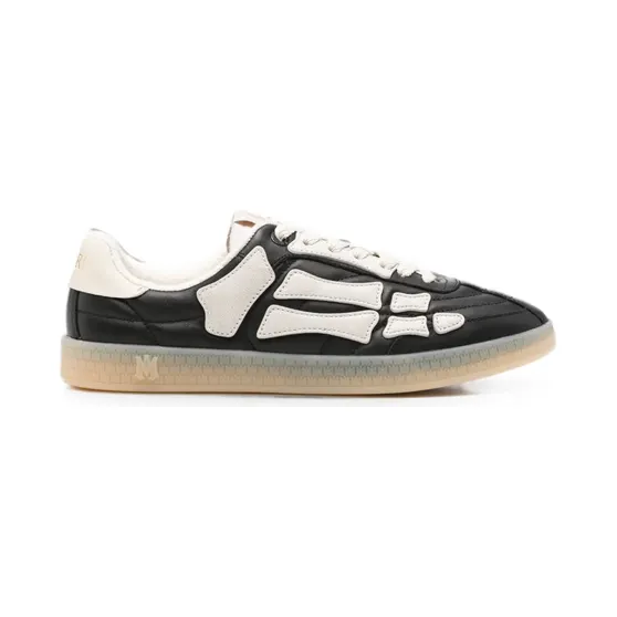 Amiri Pacific Bones leren “Black” (AMSNSN1098)
