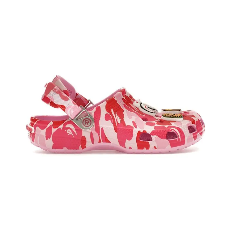 Crocs Classic Clog A Bathing Ape ABC Camo Pink (210285-6I2)