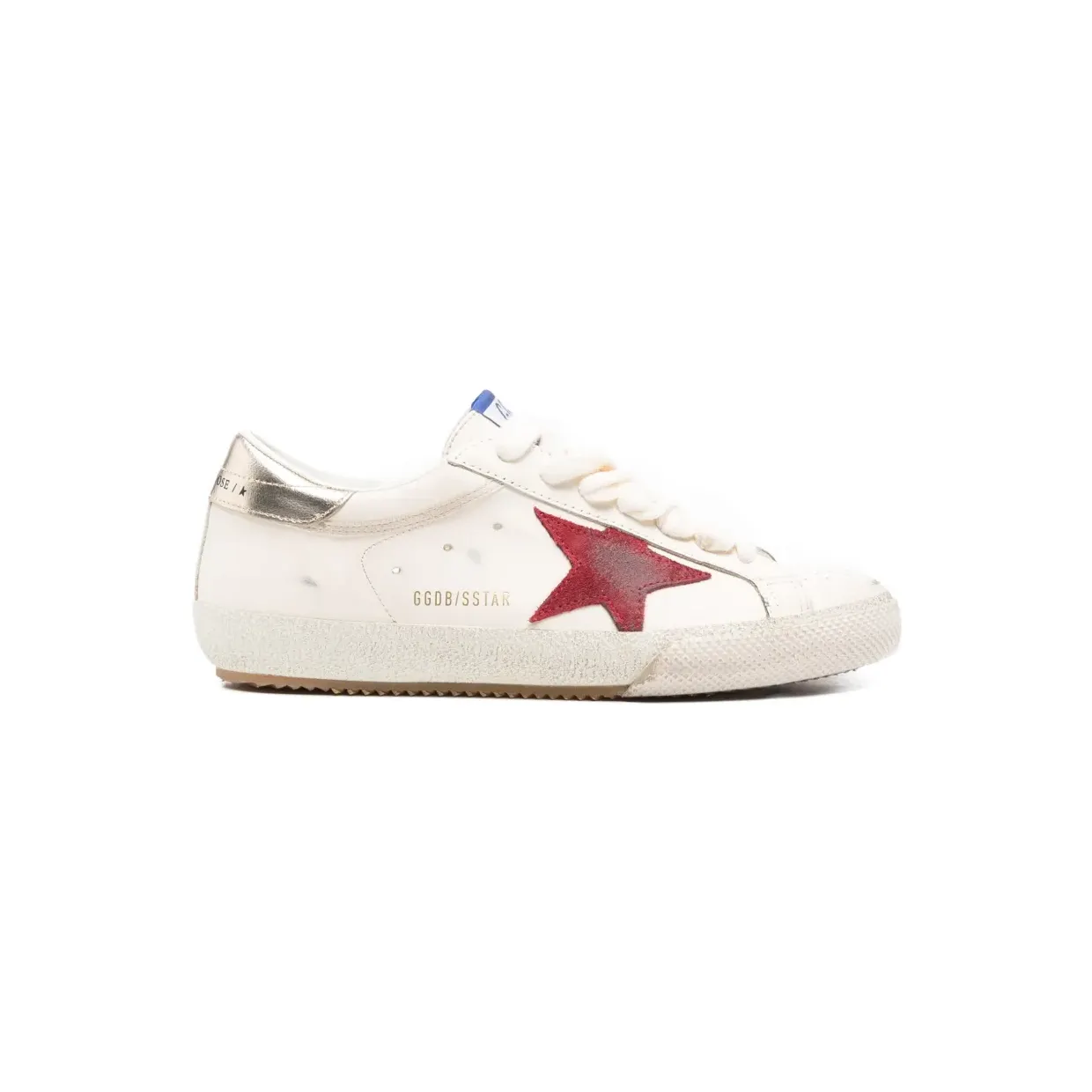 Golden Goose Super-Star leren “White” (GMF01003F008137)