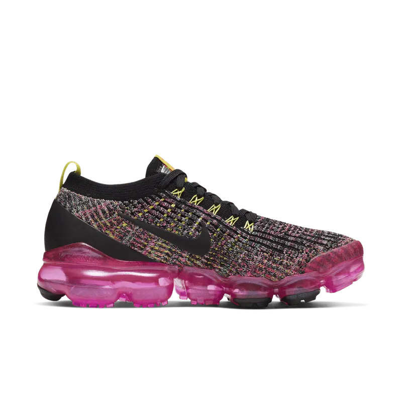 Nike  Air VaporMax Flyknit 3 Black Pink Blast (W) Black/Black-Pink Blast (AJ6910-006)
