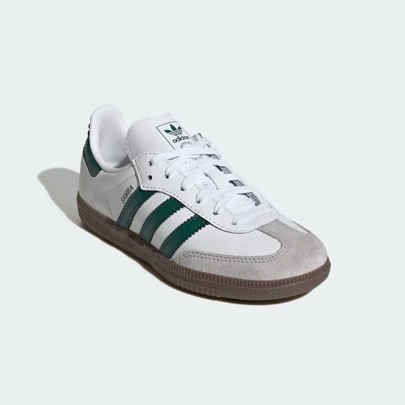 Adidas Samba OG PS “White Collegiate Green Gum” (JQ2840)