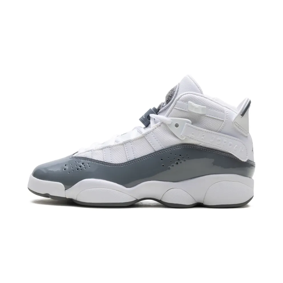 Air Jordan 6 RINGS GS “WHITE COOL GREY” (323419-121)