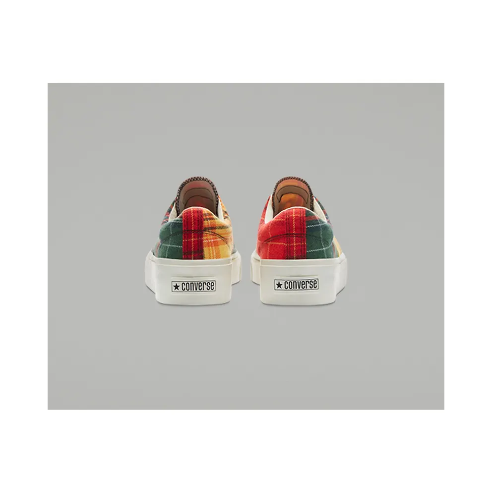 Converse Skid Grip Ox Twisted Plaid Egret/Multi-Egret (169218C)