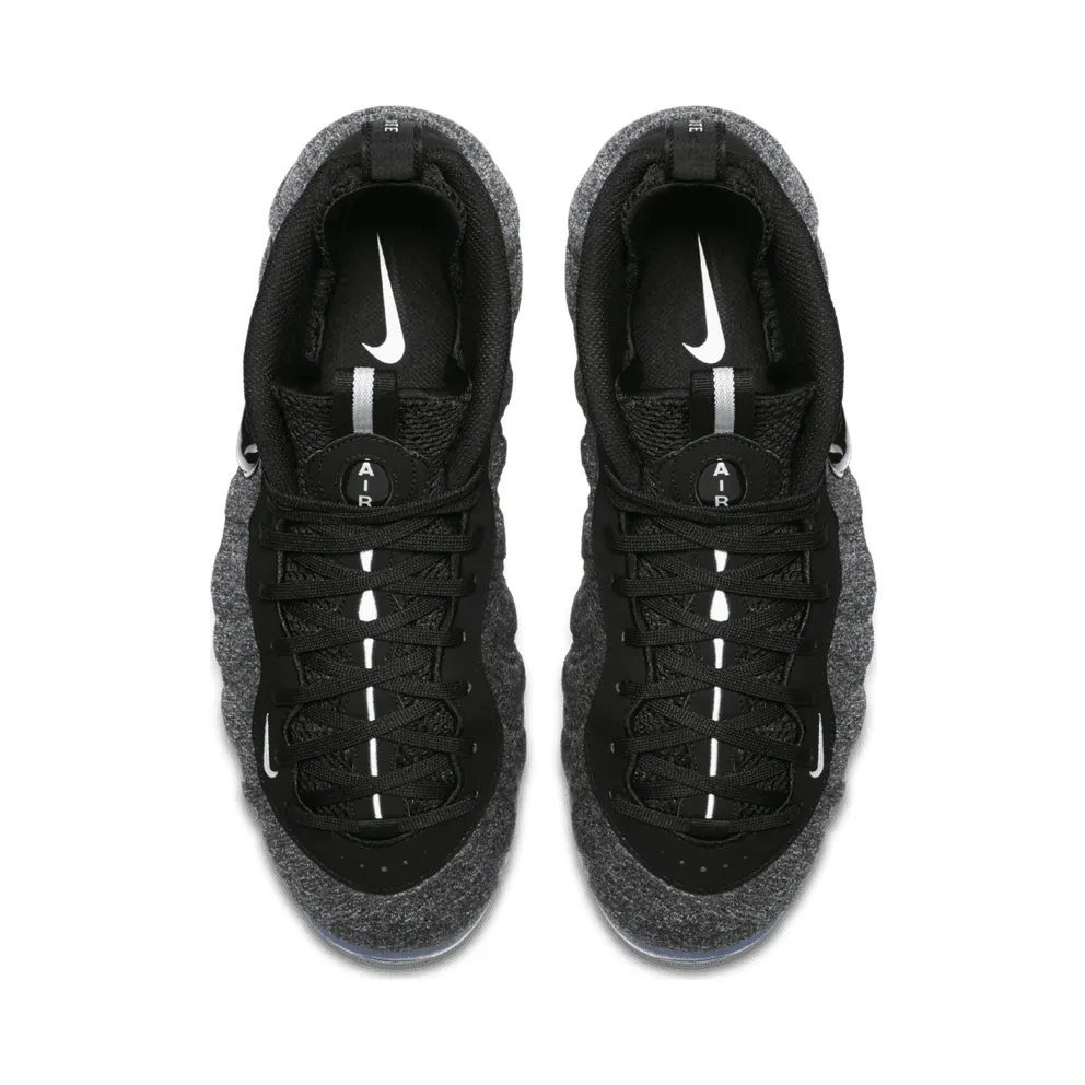 Nike Air Foamposite Pro Wool Fleece Dark Grey Heather/Black-Black (624041-007)