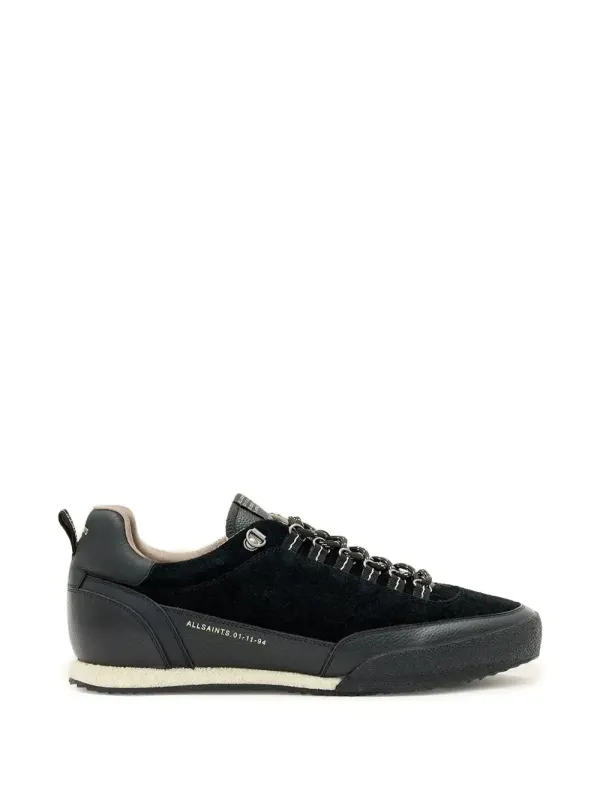 AllSaints Harri mit Wildledereinsätzen – Black (M006FE)