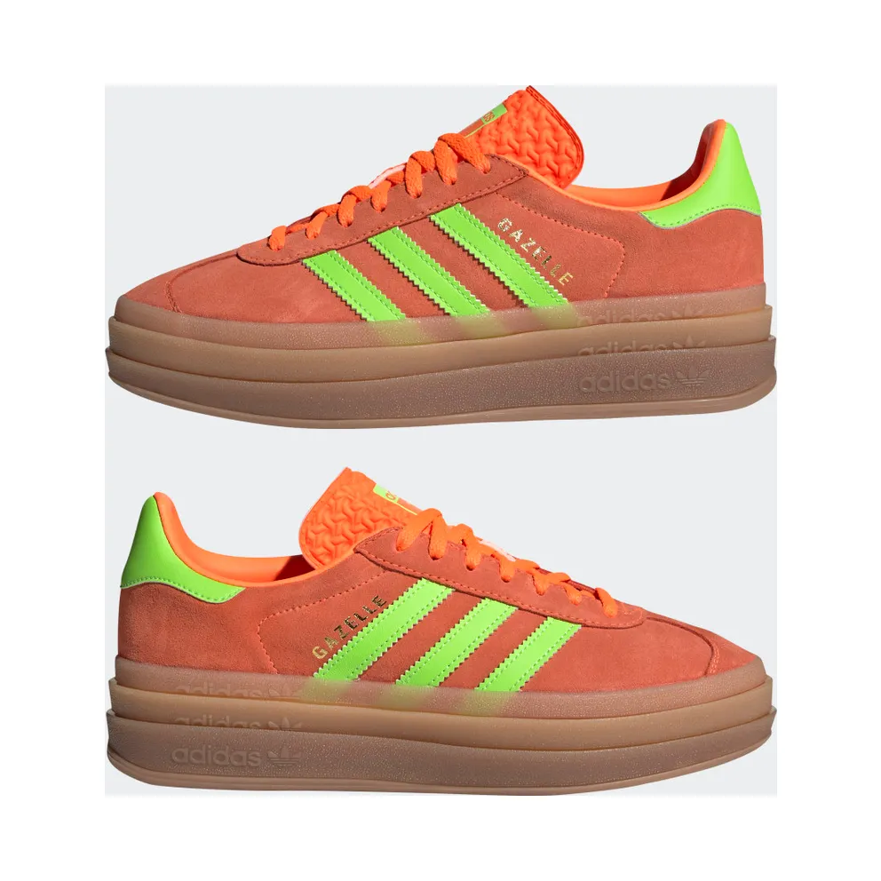 Adidas Gazelle Bold Solar Orange / Solar Green / Gum M2 (H06126)