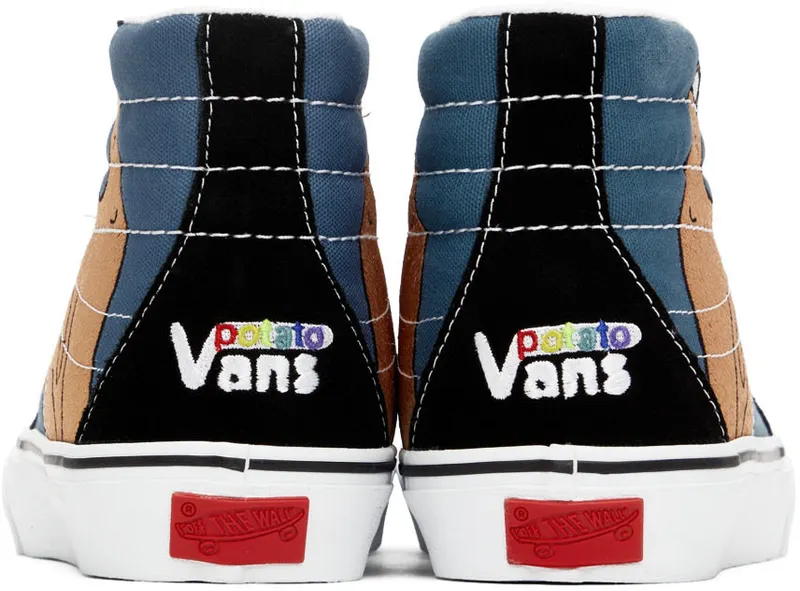 Vans Black & Blue Imran Potato Edition SK8-Hi VR3 LX Sneakers (VN0A5EE7B7F1)