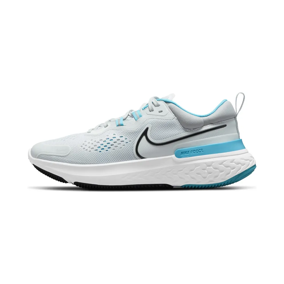 Nike React Miler 2 Grey “Pure Platinum / Chlorine Blue / Black” (CW7121-003)