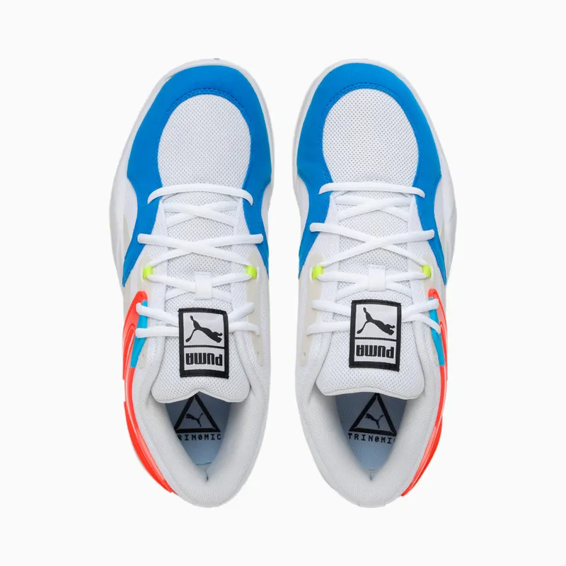 Men’s PUMA Trc Blaze Court White/Cherry Tomato (376582-01)