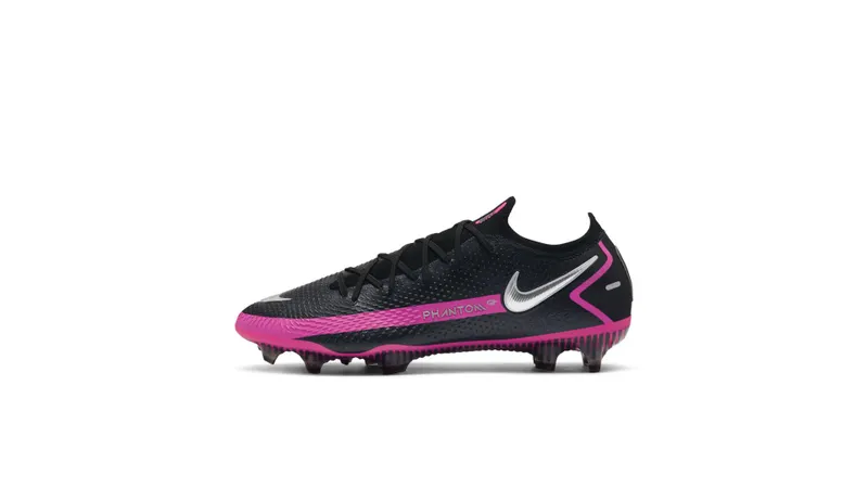 Nike Phantom GT Elite FG Black Pink Blast Black/Pink Blast-Metallic Silver (CK8439-006)