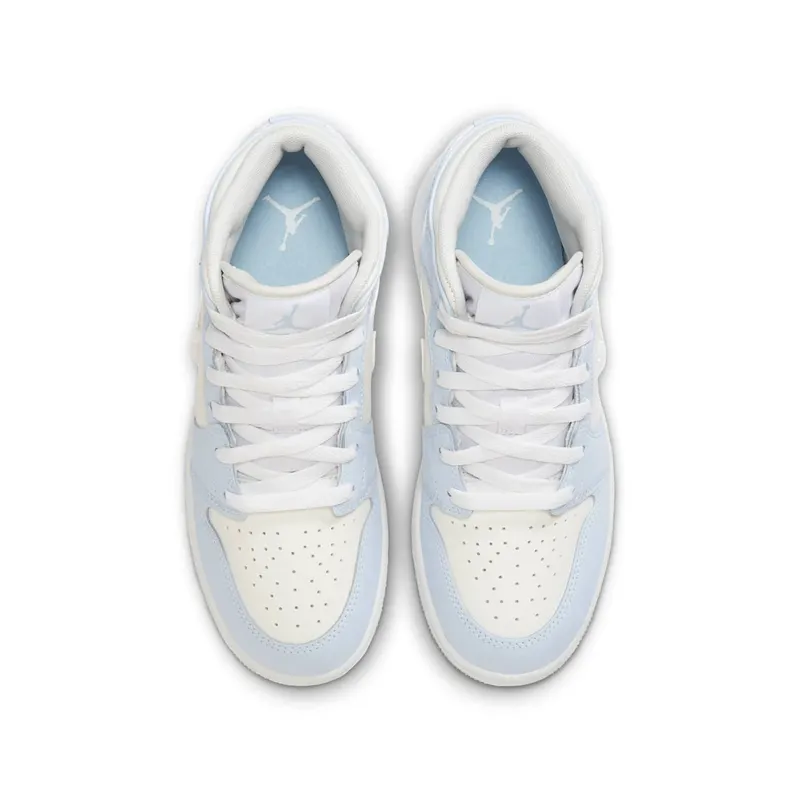 AIR Jordan 1 MID SE GS “GLITTER SWOOSH” (FQ9117-400)