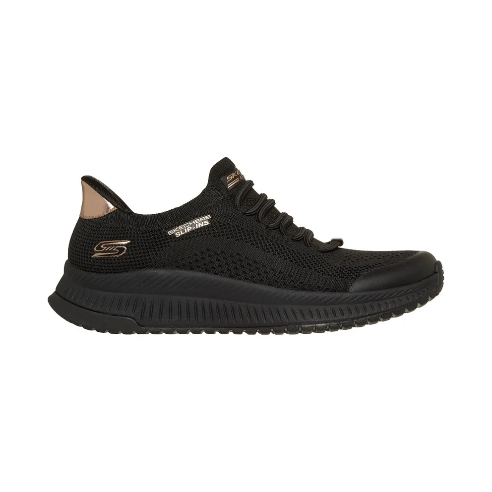 Skechers Slip-ins: BOBS Squad 4 – Dire Step Sneaker Schwarz