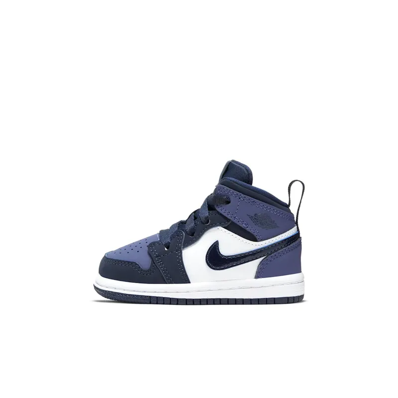 Jordan 1 Mid Obsidian Sanded Purple (640735-445)