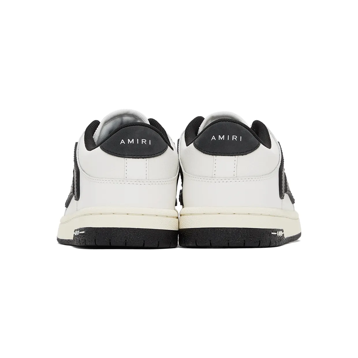 AMIRI White & Black Skel Top Low Sneakers (PS22MFS003-111) (4)