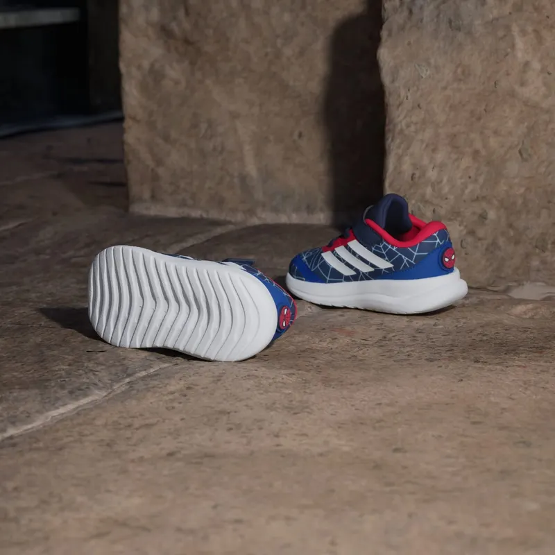 Adidas ADIDAS MARVEL SPIDER-MAN RUNFALCON 6 Shoes PEUTERS Dark Blue / Cloud White / Pure Ruby (KI9171)