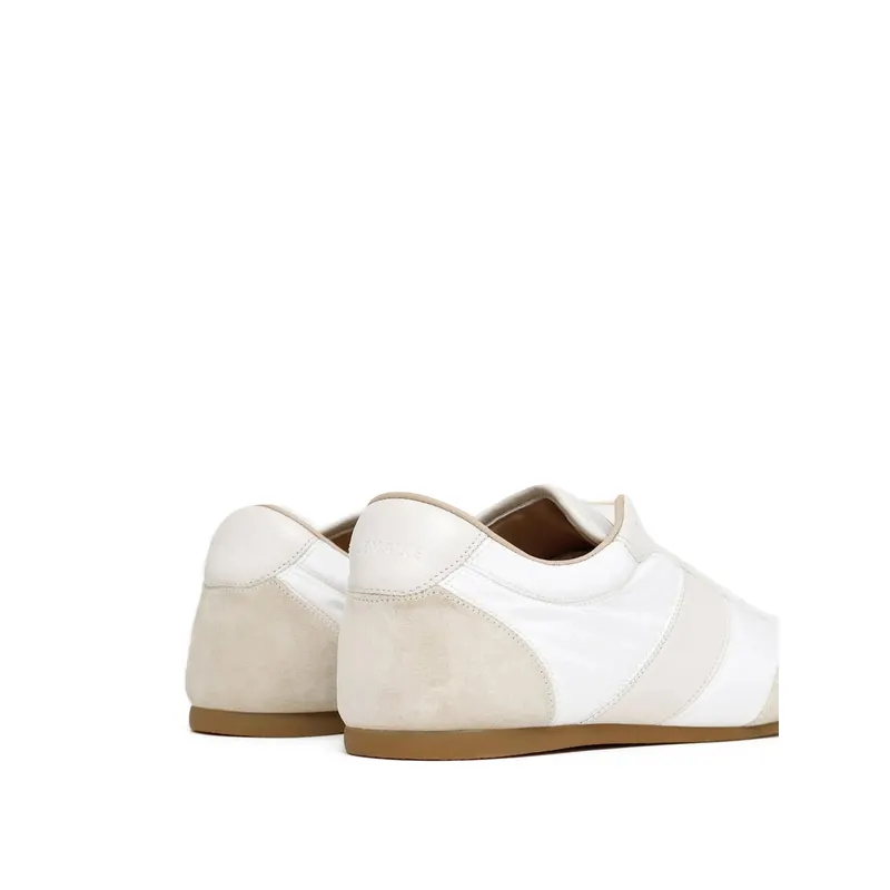 Lemaire Soft Runners in Suede Leather “White/Neutrals” (FO0227 LL0216 WH000)