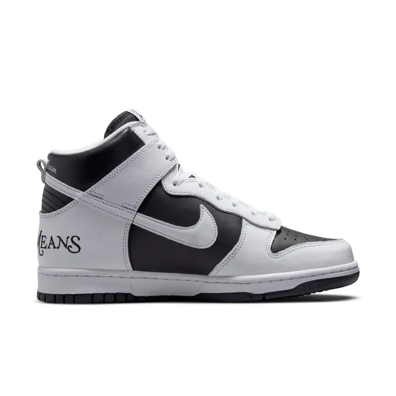 Nike x Supreme SB Dunk High By Any Means White – “Black / White” (DN3741-002)