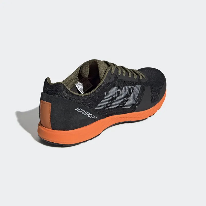 adidas  Adizero RC Undefeated Black White/Light Grey Heather/Orange (G26648)