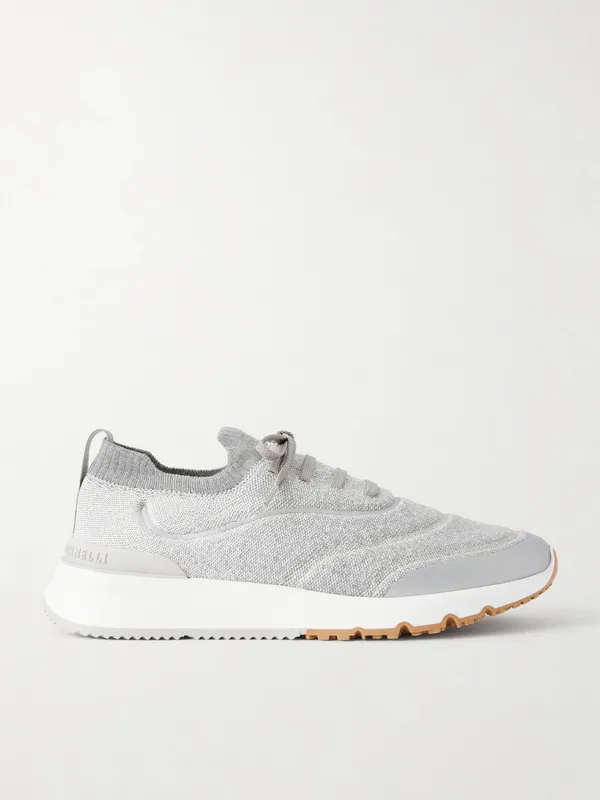 Brunello Cucinelli Stretch-Knit Gray (MZUEHRO342)