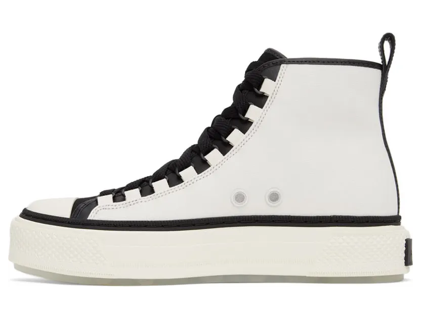 AMIRI White & Black M.A. Court High Sneakers (PS22MFS015-111) (3)
