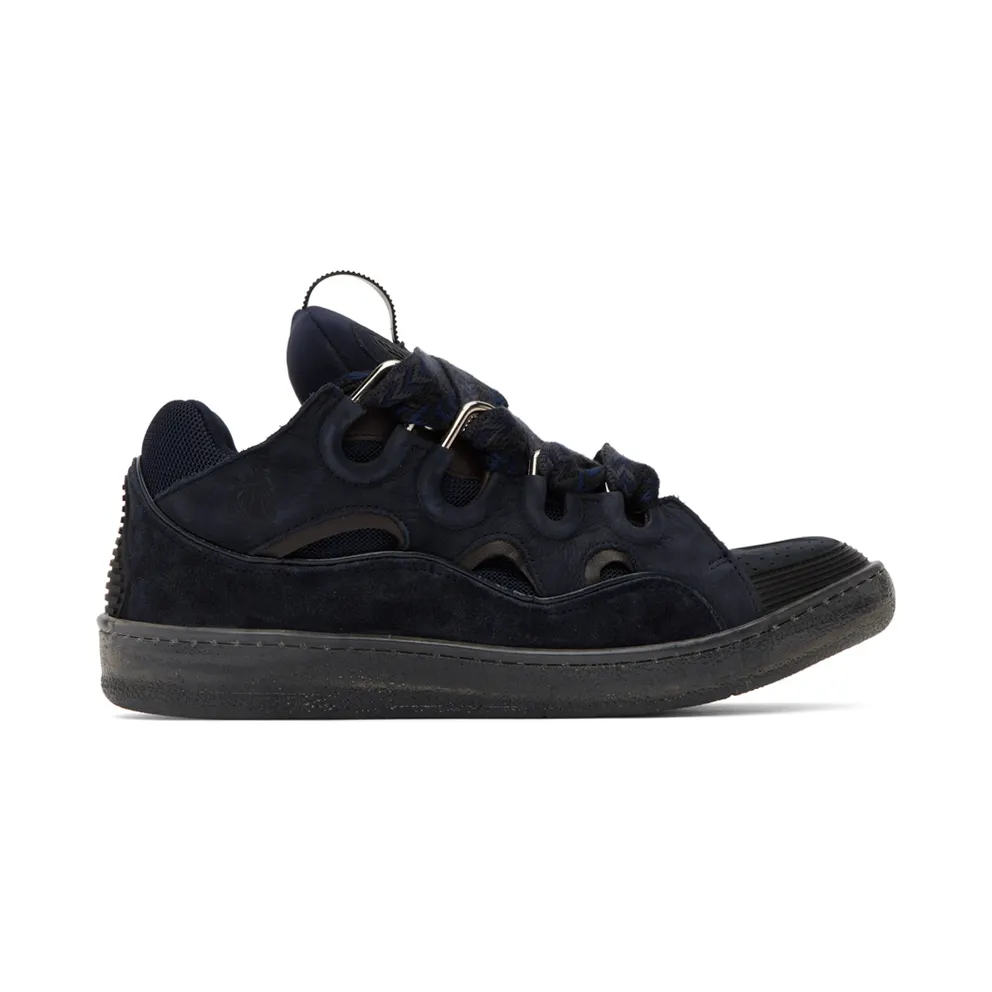 Lanvin Navy Curb Sneakers (FM-SKRK11-TRAG-A22)