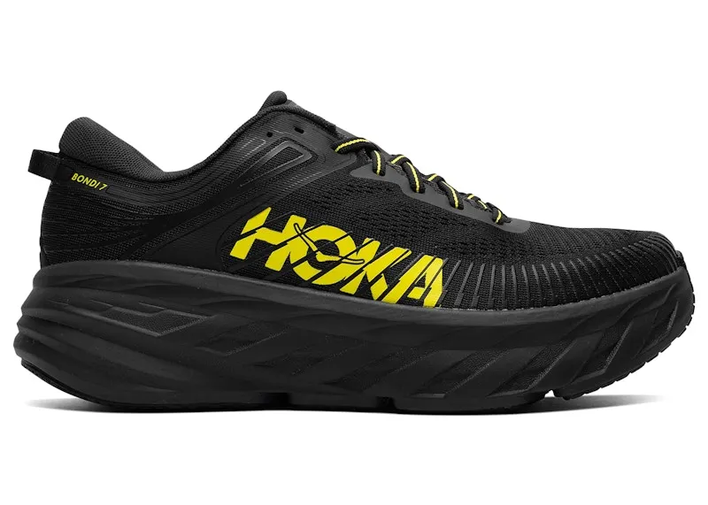 Hoka One Bondi 7 Black Citrus (1110518-BHK)