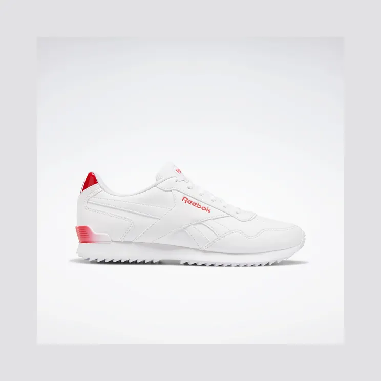 Reebok Royal Glide Ripple Clip Schoenen White / White / Vector Red