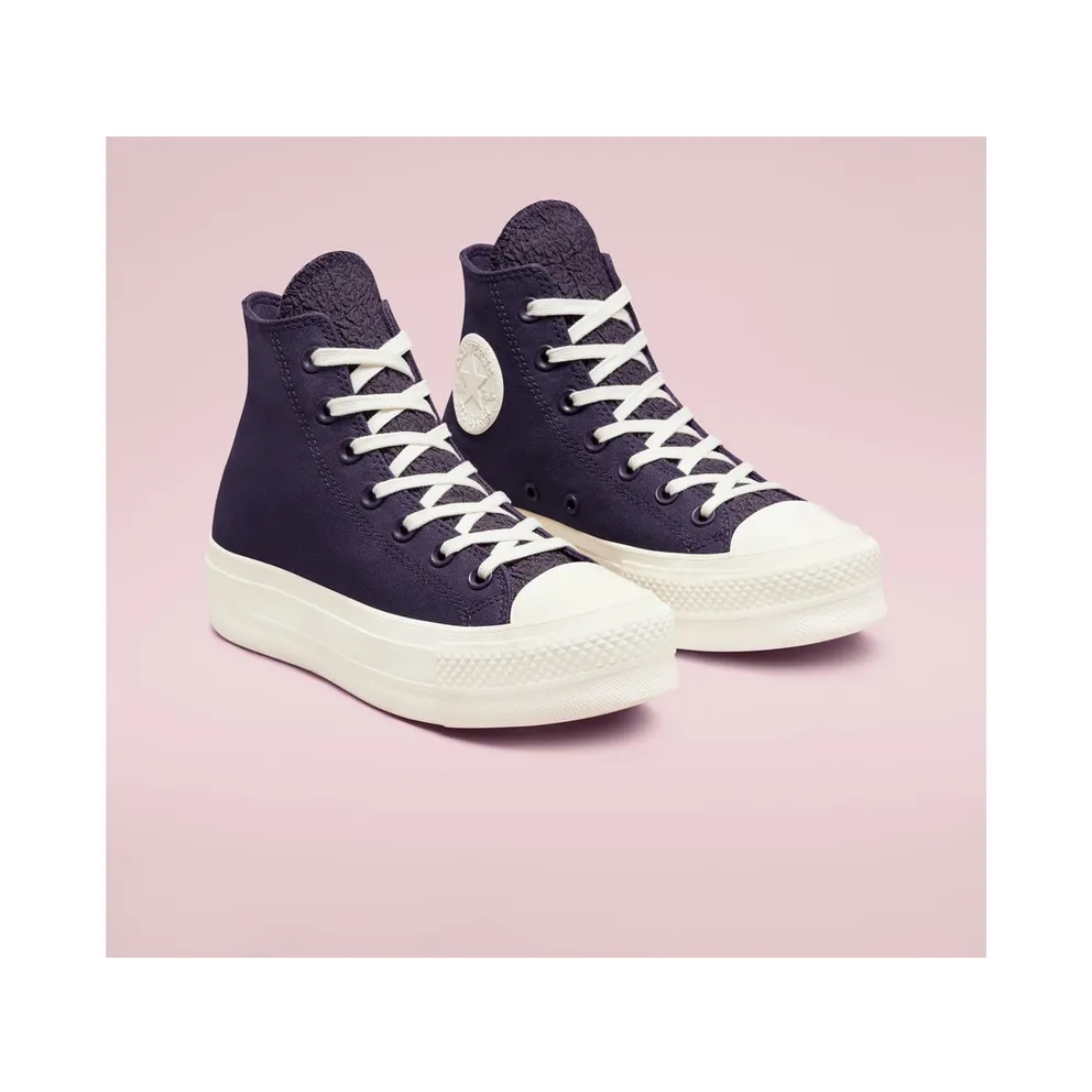 Converse Chuck Taylor All Star Lift Platform Jacquard Camo Dark Raisin/dark Raisin/egret (A00887C)