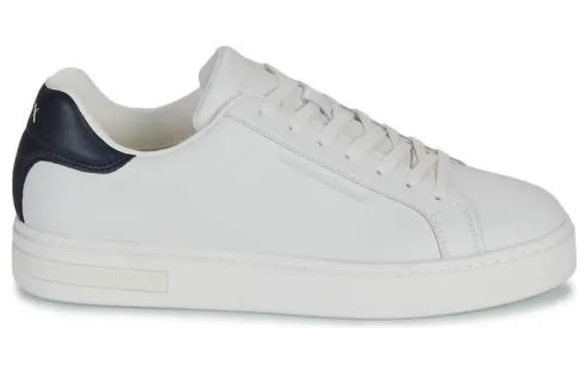 Armani Exchange – Leather Sneakers – Heren – Schoenen – Wit (XM000141AF11912M0036)