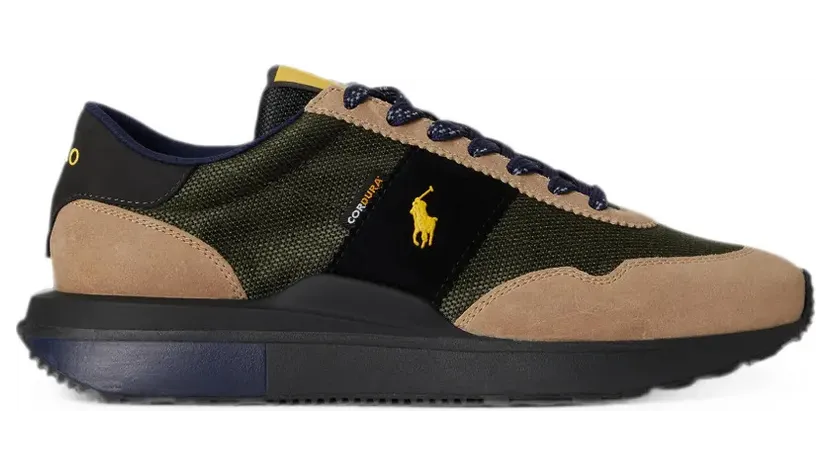 Polo Ralph Lauren Train 89 with leren vlakken – Green (809P15710003)