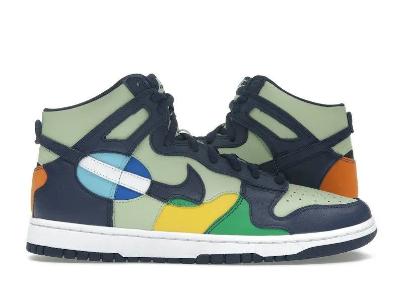 Nike Dunk High See Through Pistachio Midnight Navy (DQ7575-300)